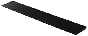 0.3'' Rise Solid Rubber Wheelchair Ramp,Threshold Ramp Used for Thresholds,Doorways and Bathroom (High:0.3 Inch(Pack of 1)) Black
