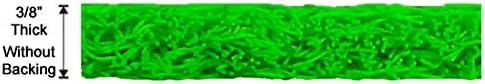 American Floor Mats Vinyl Mesh Heavy-Duty Entrance Green 4' x 4' Scraper Mat Without Backing/Borders - Drainable