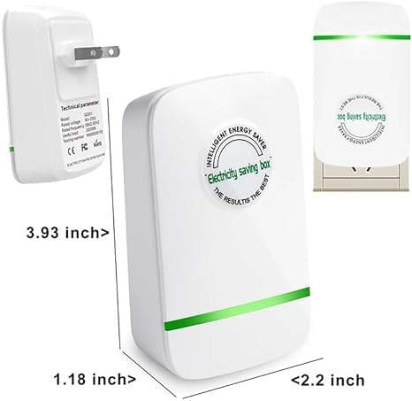 Energy Saving Device Electricity Saving Box Elon-Musker Energy Saving Device Professional 2024 New Watt Stop with Surge Protector Saver Electricity Saving Box Stable Voltage Plug 90v-250v 30kw