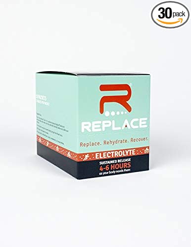 Replace by Endur Supplement, Electrolyte Replacement & Hydration Support, Helps You Stay Active & Energized, Sustained-Release, 10 Packets