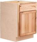 Quicklock RTA (Ready-to-Assemble) | Base Kitchen Cabinets - Shaker Style | Made in America (Rustic Hickory, 12" Wx34.5 Hx24 D Base)