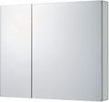 Fine Fixtures Bathroom Medicine Cabinet, Aluminum, Recessed/Surface Mount, 36" x 30", Right/Left Hinged, Mirrored Interior