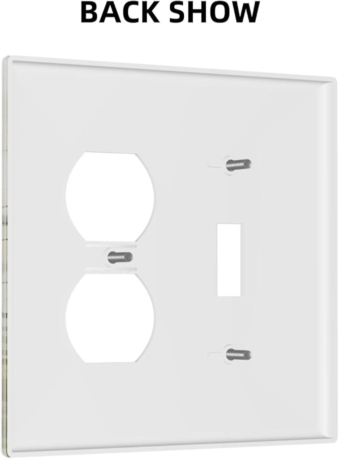 Dandelions Butterflies Watercolor Wildflowers Floral Wallplates 1 Toggle 1 Duplex Switch Plate Electrical GFCI Faceplate Decorative Light Switch Covers for Bedroom Living Room Decor