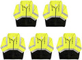 Lightweight High Visibility Hooded Jacket, 5 Pack, Large