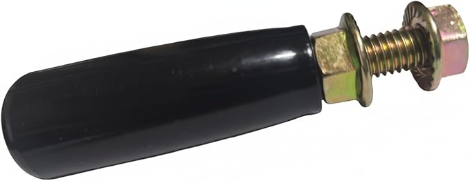 Revolving Handle M8 X P 1.25mm, L- 3.15" Knob Grip+ Added Double Nut, Metric Thread, Swivel Handwheel Crank with Fixing Nut, Ready to use Immediately, even without Screw or Tap tools