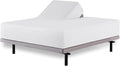 Top Split King Fitted Sheet Only for Adjustable beds, Split Down 28 inches from The Top, 600 Thread Count 100% Cotton Half Split Flex Head Fitted Sheet for Sleep Number Beds, White