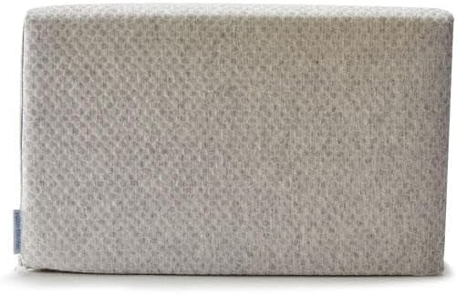 Lounge Doctor Elevating Leg Rest Wedge Pillow with Memory Foam, Heather Grey, Large