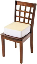 Comfort Finds Rise with Ease Seat Cushion - Thick Firm Chair Cushion Booster - Extra Thick Foam Pad for Home, Patio, Office and Car Seats - Extra Supportive Lift - 15.5 X 18 X 5 (Sherpa Cream)