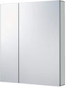Fine Fixtures Bathroom Medicine Cabinet, Aluminum, Recessed/Surface Mount, 30" x 36", Right/Left Hinged, Mirrored Interior