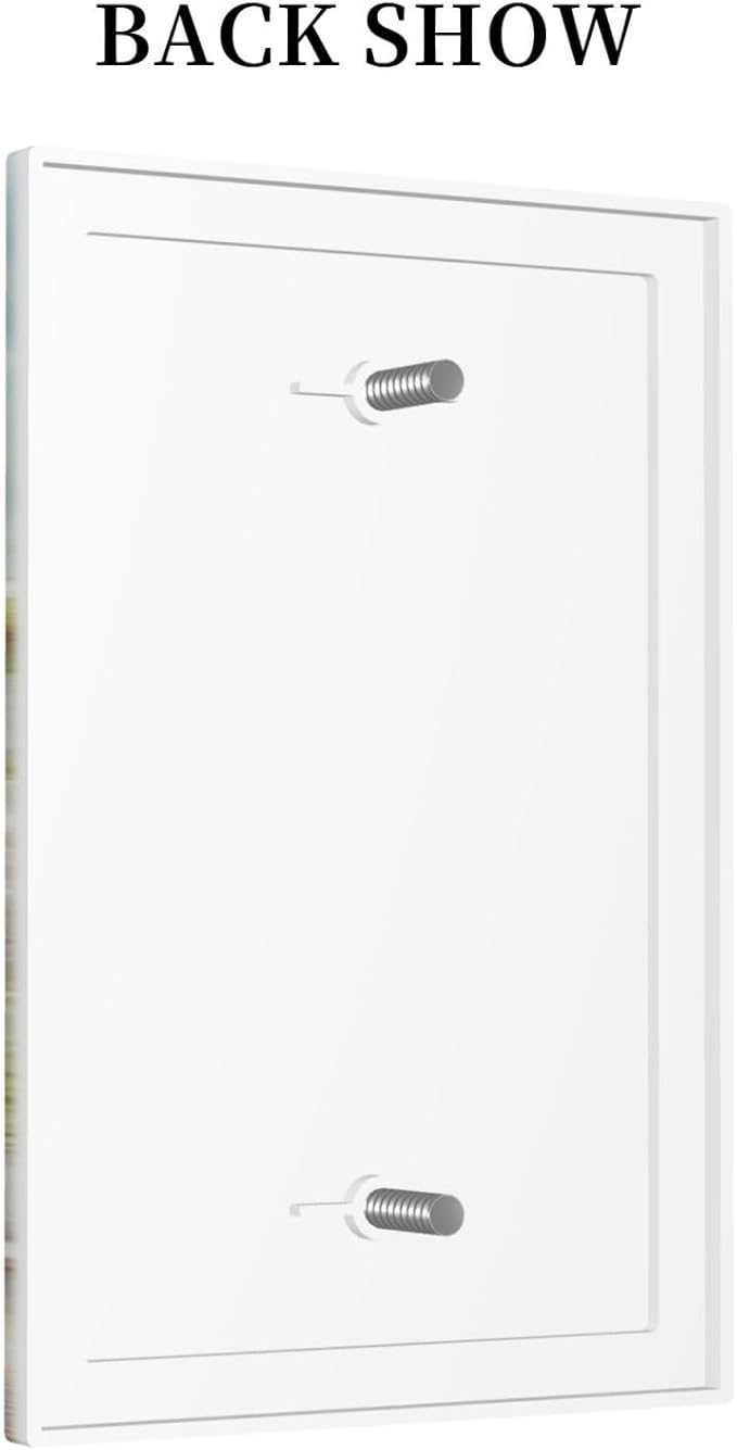 Light Switch Cover Plate Beach Ocean Lighthouse Seashells 1 Gang No Device Blank Electrical Wall Plates Faceplate Decorative Switch Plate For Bed Room Living Room Decor