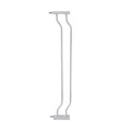 ALLAIBB Extra Wide Pressure Mounted Baby Gate Walk Through Child Kids Safety Toddler Tension White Long Large Pet Dog Gates with Extension for doorways Kitchen and Living Room (4.72"/12cm)