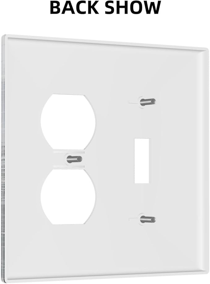 Misty Forest Nature Tree Mountain Birds Wallplates 1 Toggle 1 Duplex Switch Plate Electrical GFCI Faceplate Decorative Light Switch Covers for Bed Room Living Room Decor