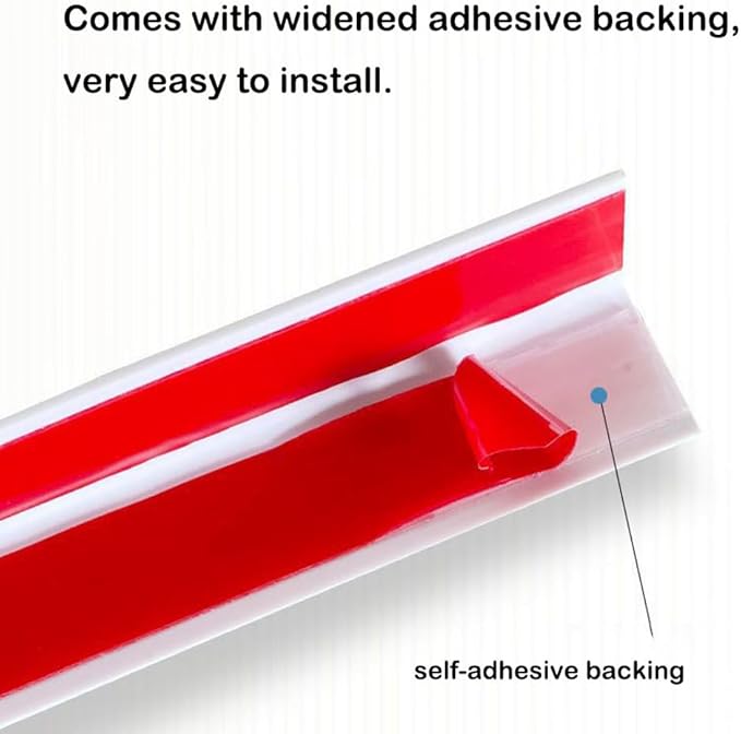 Colorful Rubber Wall Corner Guard Edge Protector,Anti-Collision Strip, Self-Adhesive Wall Guards, Safety Edge & Corner Guards, Length 3.28 ft,Black