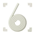 Corner Guards, Milky White(4 Corner&6.5ft Safety Bumpers), FURNITURE_EDGE_BUMPER, Protects Babies from Sharp Furniture Corners