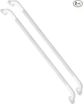 2 Pack 36 Inch Anti Slip Shower Grab Bar Oil Rubbed White 1.25" Diameter,Munzong Bathroom Grab Bar, Knurled Bathroom Balance Bar,Safety Hand Rail Support Handicap Elderly Senior Assist Bath Handle