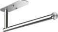 HUFEEOH Adhesive Paper Towel Holder Under Cabinet Wall Mount for Kitchen Paper Towel, Stainless Steel Paper Towel Roll Rack for Bathroom Towel (13inch, Silver)