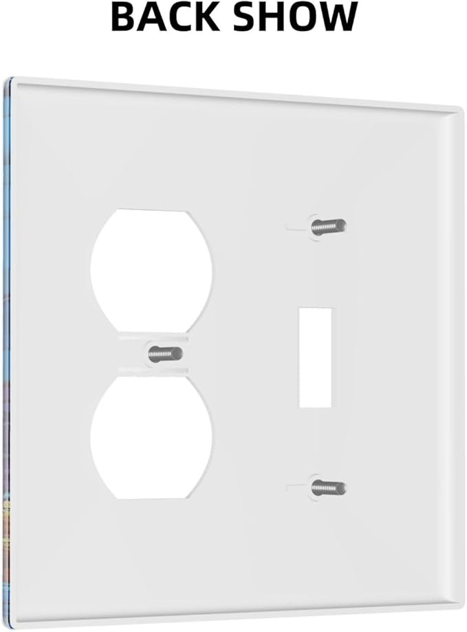Wallplates Nautical Sea Turtle Coral Jellyfish 1 Toggle 1 Duplex Switch Plate Electrical Gfci Faceplate Decorative Light Switch Covers For Kids Room Nursery Decor