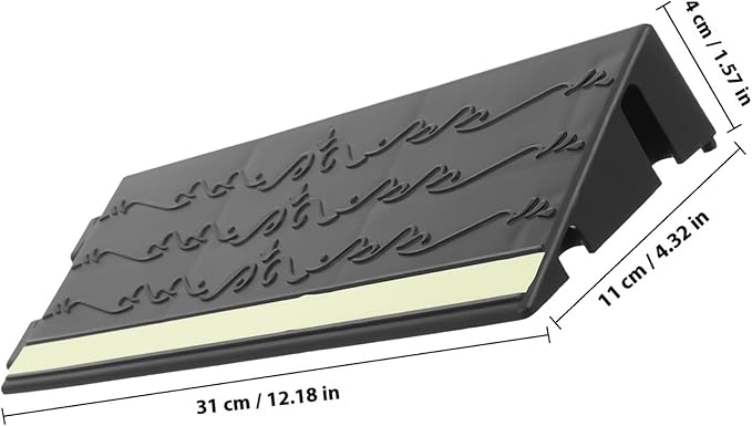 Indoor Rubber Threshold Ramp Pad Glow in The Dark Threshold Ramp for Robot Cleaner Home Entrance
