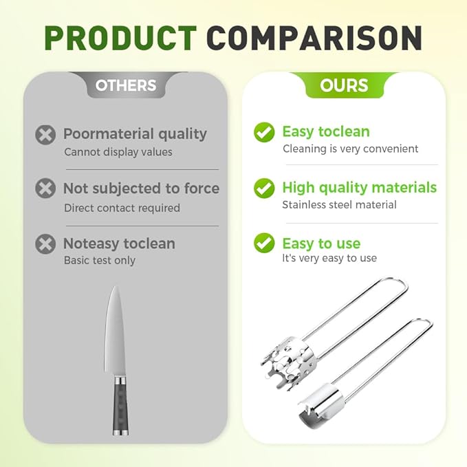 2 Pcs Fruit and Vegetable Corer Tool, Red Bell Pepper Seed Corer, Stainless Steel apple core remover, Practical Kitchen Gadget for Removing Fruit Vegetable Cores, Easy to Clean (Type B)
