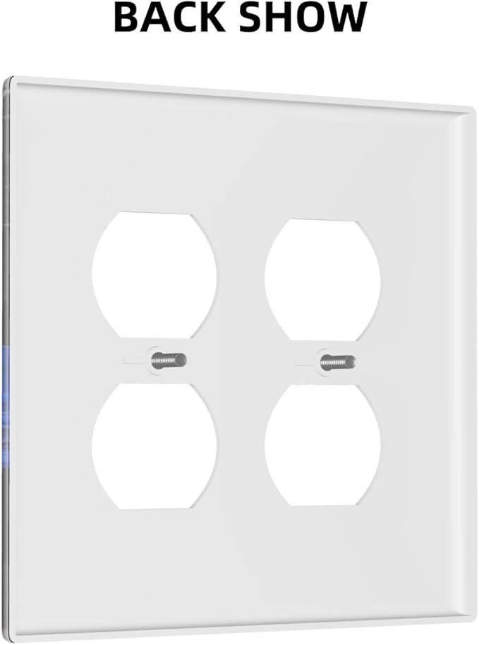 Decorative Light Switch Cover Plate Blue Rose Thankful Grateful Blessed 2 Gang Socket Covers Double Duplex Wallplates Switch Plates and Outlet Covers for Bedroom Bathroom Decor