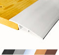 1/2" to 3/5" Height Threshold Ramp - Rubber Threshold, Floor Transition Strip, Wheelchair Ramp, Door Strip, Carpet to Tile Strip (White, 80 inches)