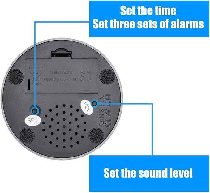 Talking Clock Button for The Blind, Elderly or Visually impaired (Spanish)