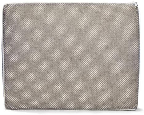 Lounge Doctor Elevating Leg Rest Wedge Pillow with Memory Foam, Light Blue, Medium