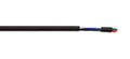 24AWG 6 Conductor Wire Cable (UL2464) - High Flexible Tinned Copper Unshielded Alarm Security Burglar LED Power - for Low Voltage Installations (Matte Black 100FT)