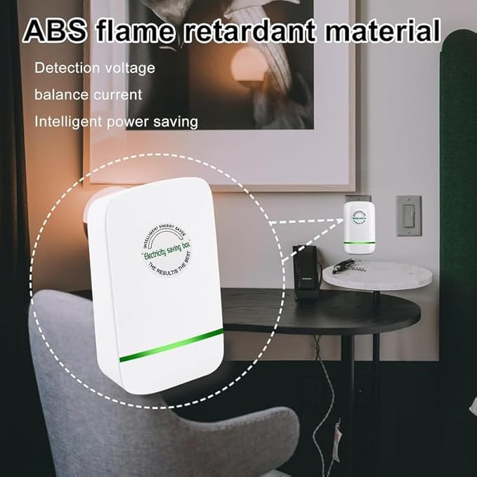 Energy Saving Device Electricity Saving Box Elon-Musker Energy Saving Device Professional 2024 New Watt Stop with Surge Protector Saver Electricity Saving Box Stable Voltage Plug 90v-250v 30kw
