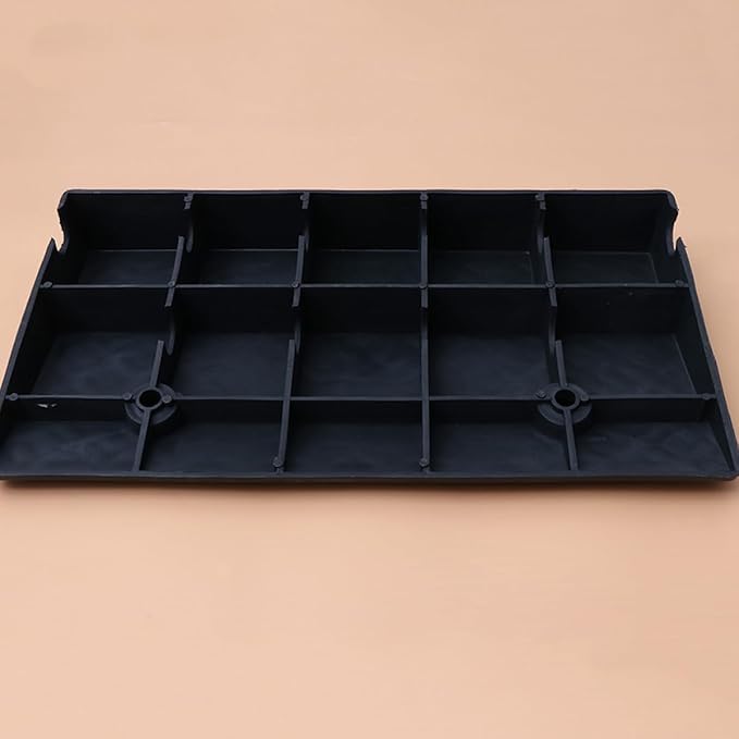 Rubber Threshold Ramp Mat 50X27X11Cm Black Portable Slope Ramp Cushion for Wheelchair Access and Home Steps for Mobility Assistance