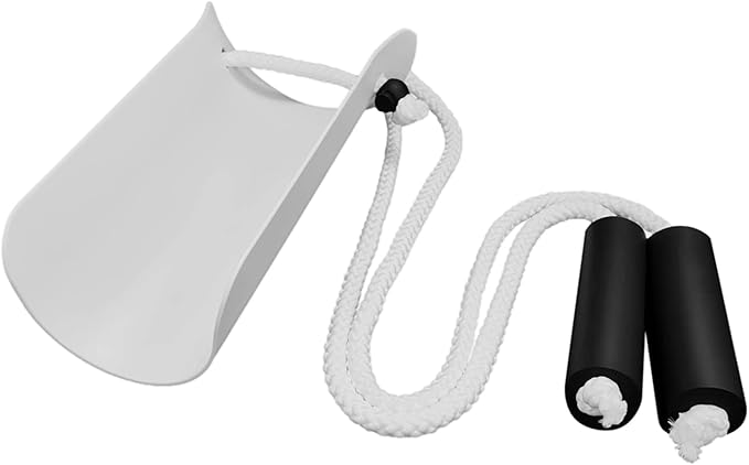 Sock Aid - Wide 3.93" Sock Aid with Foam Handles, Sock Aide Device for Seniors, Sock Helper Easy On Easy Off, White