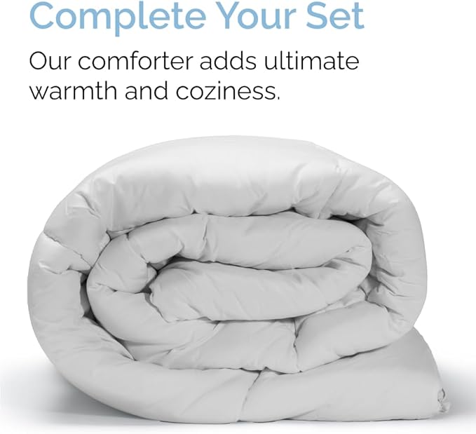 Queen 6 Piece Sheet Set - Cooling & Breathable Bed Sheets - Hotel Luxury Bed Sheets for Women, Men, Kids & Teens - Bedding w/Deep Pockets & Easy Fit - Soft & Wrinkle Free - Queen Light Grey Sheets