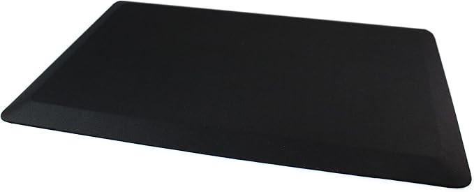 Ultralux Anti-Fatigue Standing Comfort Mat, Thick Non-Slip Cushioned Kitchen Floor Mat 3/4” Thick 16” x 24” Premium Durable Ergonomic Multi-Use Standing Support Pad, Home, Office, Kitchen Rug, Black