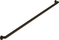 Meranti Aluminum Handrail for Stairs - ADA Compliant Wall Returns - Handrails for Indoor Stairs - Metal Handrail, Powder Coated for Outdoor Environment, DIY Handrail Kit (WHR, Bronze Textured, 3' L)