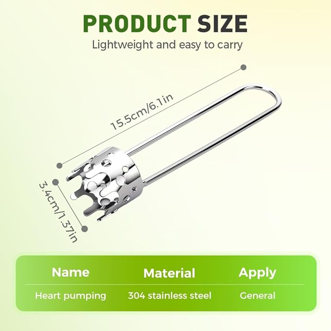 2 Pcs Fruit and Vegetable Corer Tool, Red Bell Pepper Seed Corer, Stainless Steel apple core remover, Practical Kitchen Gadget for Removing Fruit Vegetable Cores, Easy to Clean (A+B)