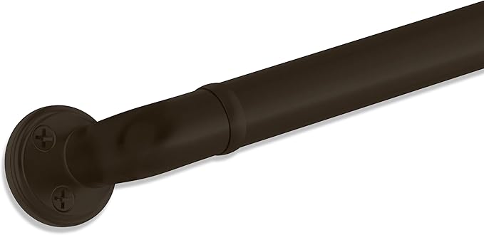 Meranti Aluminum Handrail for Stairs - ADA Compliant Wall Returns - Handrails for Indoor Stairs - Metal Handrail, Powder Coated for Outdoor Environment, DIY Handrail Kit (WHR, Bronze Textured, 8' L)