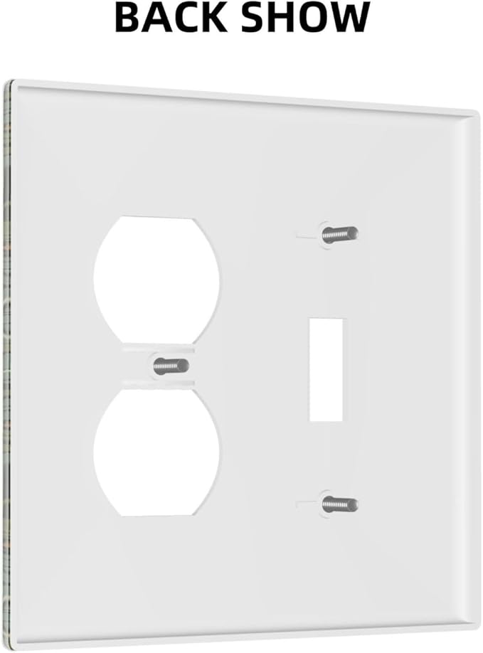 Wallplates William Morris Floral Vintage Flowers Pattern 1 Toggle 1 Duplex Switch Plate Electrical GFCI Faceplate Decorative Light Switch Covers for Bedroom living Room Decor
