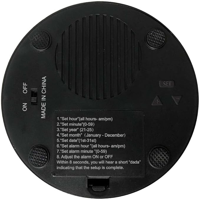 Large Talking Clock for Visually impaired- Telling Time, Date and Week of Day, Perfect for The Blind, Elderly or Visually impaired-Upgrade Version (Green+Black) (Green+Black)