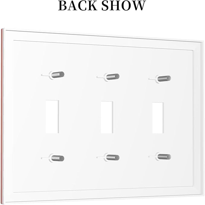 Decorative Switch Plates Violin Abstract Jazz Colorful Painting 3 Gang Wall Plate Triple Toggle Light Switch Cover Faceplate Electrical Wall Panels for living Room Office Decor
