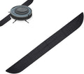 Rubber Threshold Ramp for Robot Vacuum, Wheelchair, Doorways, Bathroom, Black, 4 Pack
