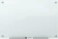 Quartet Magnetic Glass Dry Erase White Board, 36''W x 24''H Whiteboard, Infinity Frameless Mounting, White Surface (G3624W)