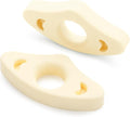 Book Page Holder, 2 Pack Breathable Silicone Thumb Page Holder for Reading, Ideal Book Reader Gifts and Reading Accessories (Medium Size, Off White)