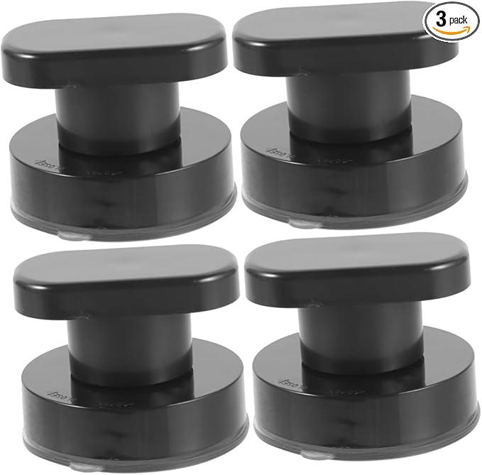 Uonlytech 3pcs Cabinet Handles Suction Cup Knobs for Drawer Pulls Kitchen Cabinet Hardware Adhesive Pulls Replacement Door Handles