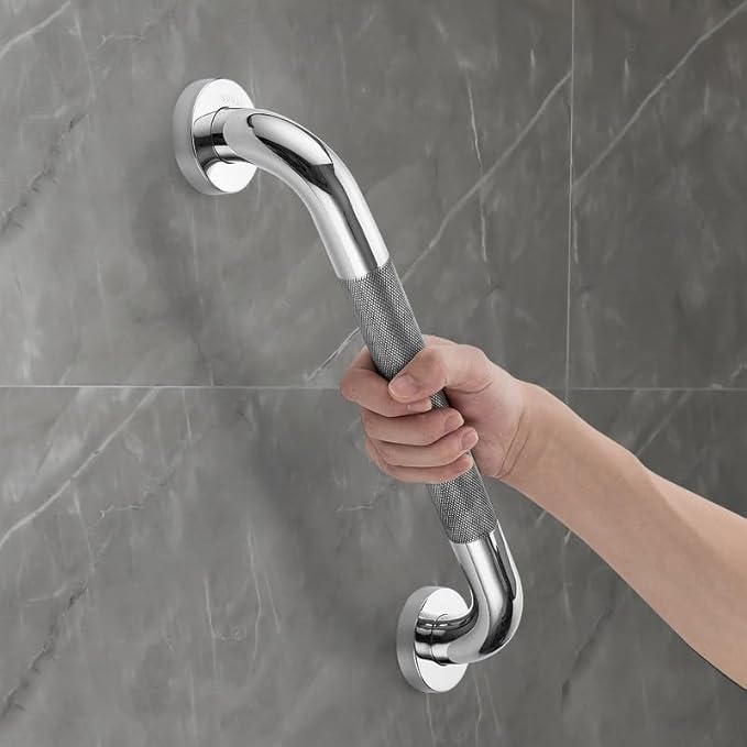 Grab Bars for Shower, 2 Pack 36-Inch Anti Slip Shower Handles for Elderly, Safety Shower Grab Bar, Stainless Steel Handicap Grab Bars for Bathroom (Polished Nickel 1" Diameter)