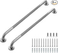 Grab Bars for Shower, 2 Pack 32-Inch Anti Slip Shower Handles for Elderly, Safety Shower Grab Bar, Stainless Steel Handicap Grab Bars for Bathroom,Toilet (Brushed Nickel, 1" Diameter)