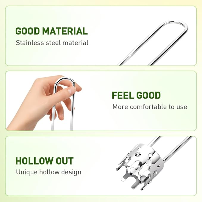 2 Pcs Fruit and Vegetable Corer Tool, Red Bell Pepper Seed Corer, Stainless Steel apple core remover, Practical Kitchen Gadget for Removing Fruit Vegetable Cores, Easy to Clean (Type A)