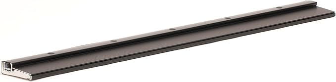 Adjustable Aluminum Threshold – Extra Short Width with Hidden Screws, Adapts to Any Height, Heavy-Duty for Residential & Commercial Use, Available in Multiple Sizes (Black, 48 inch)