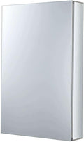 Fine Fixtures Bathroom Medicine Cabinet, Aluminum, Recessed/Surface Mount, 20" x 30", Right/Left Hinged, Mirrored Interior
