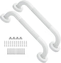 12 Inch Anti Slip Shower Grab Bar Oil Rubbed White, Munzong Bathroom Grab Bar, Knurled Bathroom Balance Bar,Safety Hand Rail Support Handicap Elderly Injury Senior Assist Bath Handle