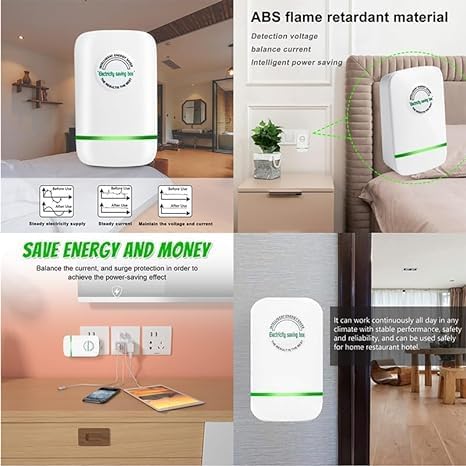 Stopwatt Energy Saving Device Power Saving Box Elon-Musker Power Saver Professional 2024 New Watt Stop Electricity Saving Box Stable Voltage Plug 90V-250V 30Kw (1, 3.93 * 2.2 * 1.18in)